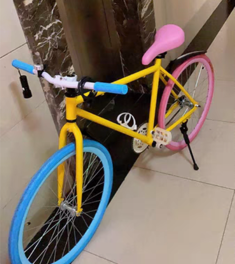 包邮优质死飞活飞自行车全新包邮！！ 实心胎...