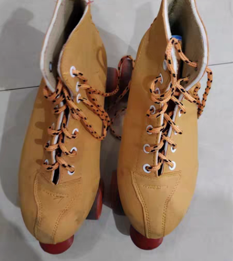 转卖2020新款溜冰鞋成人双排四轮男女花样...