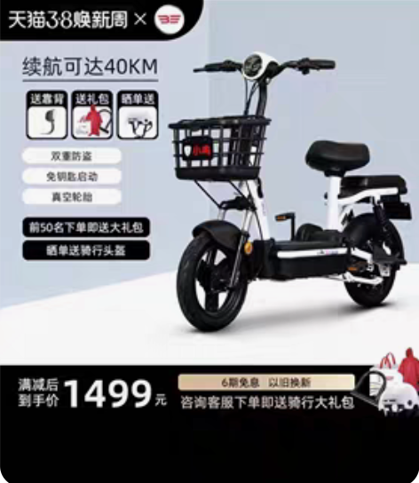 出电动车，送头盔、雨衣、防尘罩、U型锁。 ...