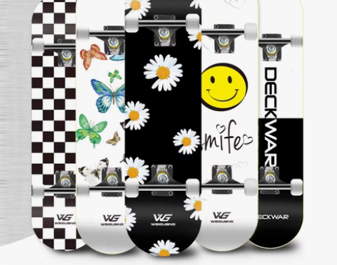 包邮同款滑板 同款滑板专业板王一博初学者女...