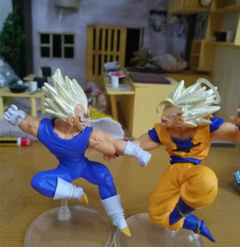 日版正版万代七龙珠 扭蛋 孙悟空 VS贝吉...