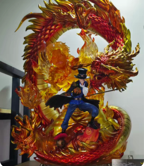 包邮全新海贼王 炎帝艾斯 GK TD WC...