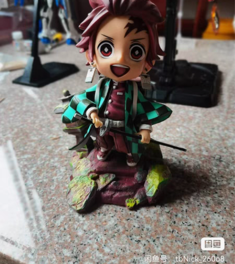 手办退坑出，打包优惠，鬼灭之刃Q版周边，可...