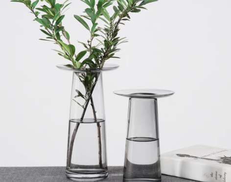 转卖简约欧美风格创意水养透明玻璃花瓶小口工...