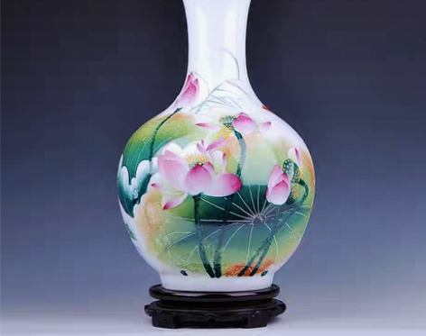 转卖景德镇陶瓷器新中式手绘名人名作花瓶家居...