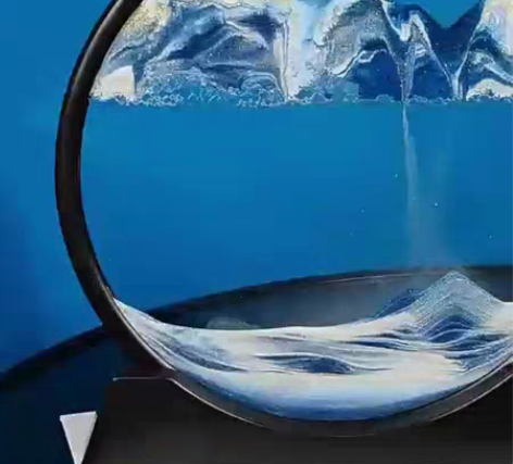 包邮【低价活动】大学桌面3D流沙画沙漏装饰...