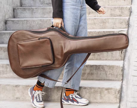 包邮民谣吉他包41寸吉他皮包加厚双肩防水木...