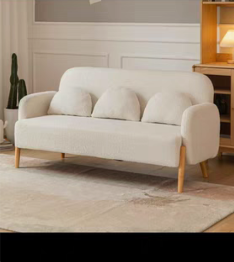 转卖北欧布艺沙发服装店简约网红双人三人出租...