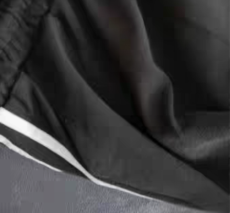 包邮抽绳长裤 全新未穿 L码 黑色 侧边...