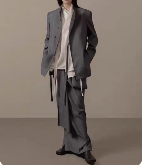 包邮【一套：外套+衬衣+裙子】VAPOUR...