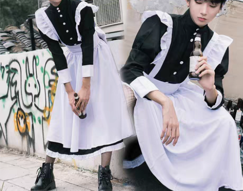 转卖猫老师男女仆装女装大佬cosplay服...