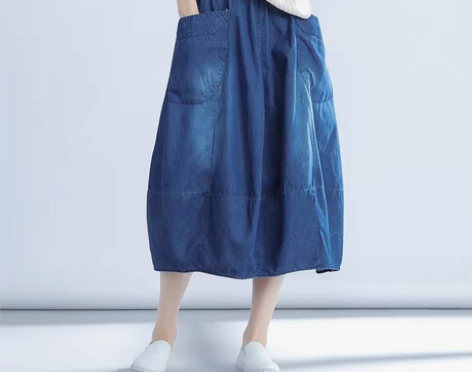 转卖牛仔裙半身裙女长款2019夏装新款韩版...