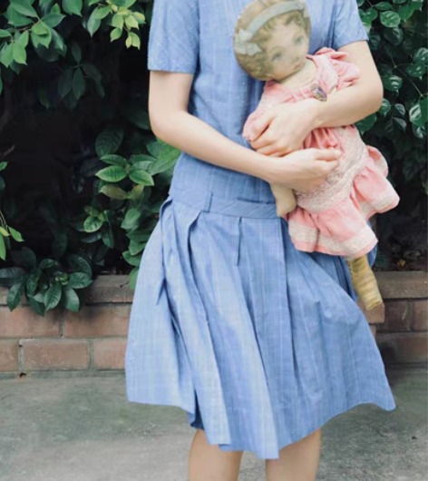 美产古着格子连衣裙 1950s 美国产 S...