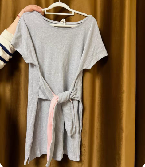 UR印花连帽长袖厚运动风街头连衣裙 #UR...