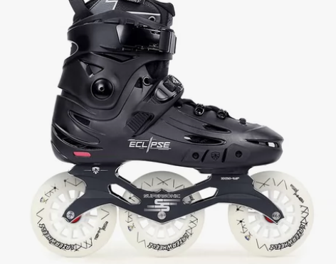 转卖飞鹰轮滑鞋F110大三轮速桩速滑训练休...