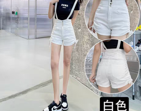 转卖牛仔背带裤2022新款时尚ins超火夏...