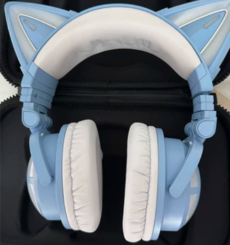 妖舞三代猫耳朵耳机 仅拆封 闲鱼买来的但还...