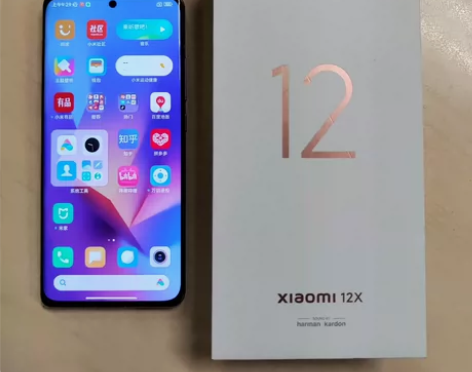 小米12x 8+256蓝色 换手机卖了 带...