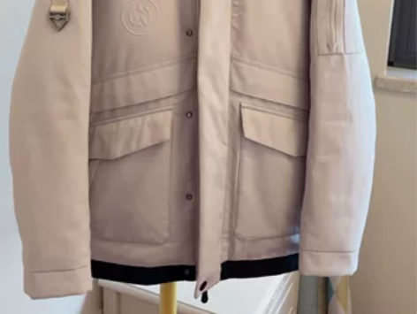 海澜之家男士连帽羽绒服派克服170/88A...