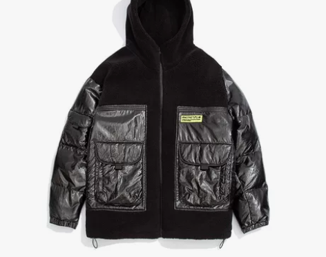 后序羊羔绒羽绒服男短款2019新款爆款白鸭...