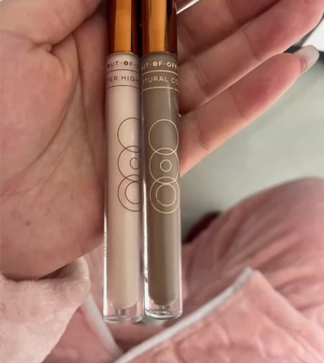 OOO修容液提亮液  02和04光影组合 ...