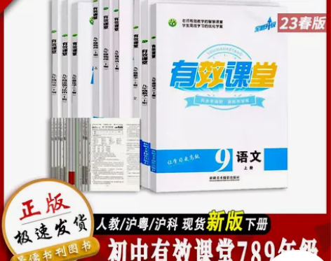 2023初中有效课堂七八九年级下册英语文数...