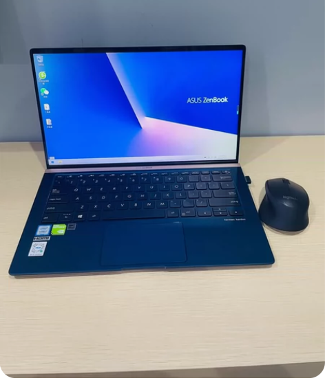 闲置，华硕轻薄笔记本14寸全面屏、9新 购...