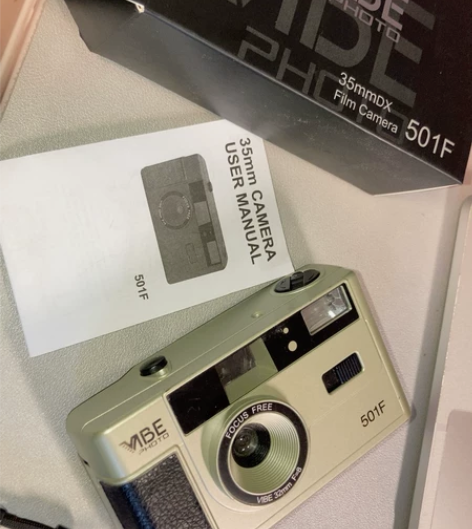 全新德国复古vibe胶片机501F/带闪光...