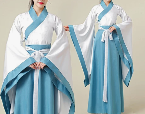 新款汉服女日常古装改良飘逸超仙广袖中国风襦...