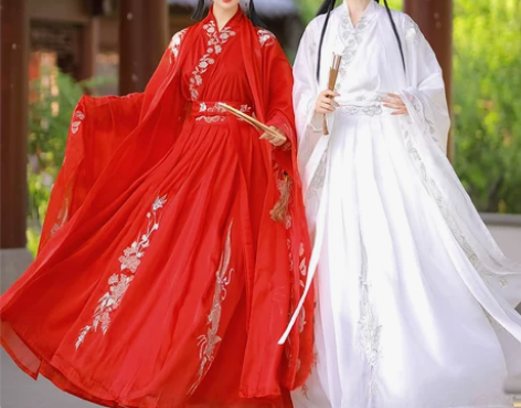 【38焕新周】原创魏晋风汉服女白色仙气飘逸...