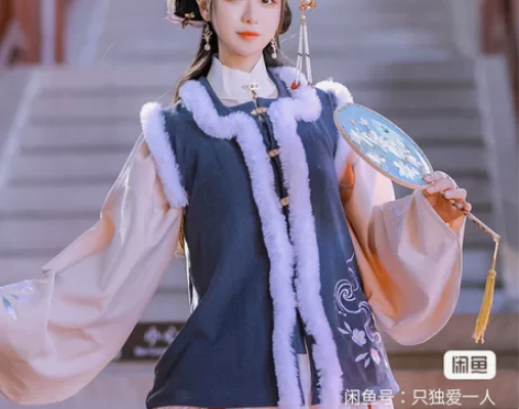 【年货价】劲合原创汉服女千江月明制马甲 感...