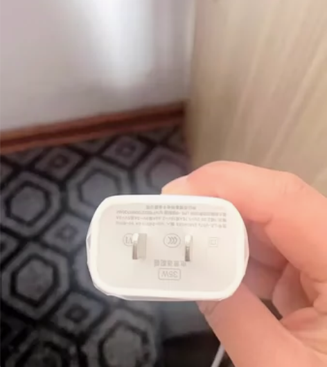 苹果充电器套装    自己用的   35w...