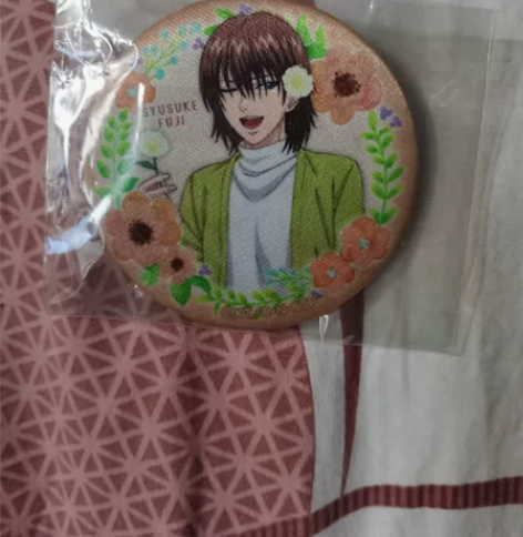 【出】网球王子不二周助戴花吧唧（有背锈），...