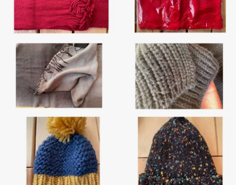 围巾 帽子 搬家东西太多不好带走 转给喜欢...