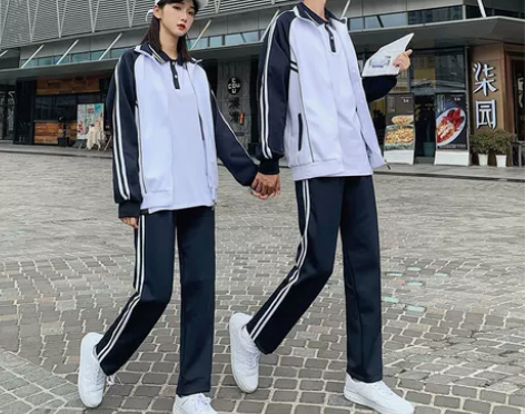 秋季中学生校服套装长袖三件套运动外套初高中...