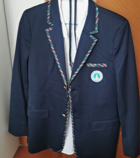 出荣怀初中校服外套衬衫领带裤子185全套 ...