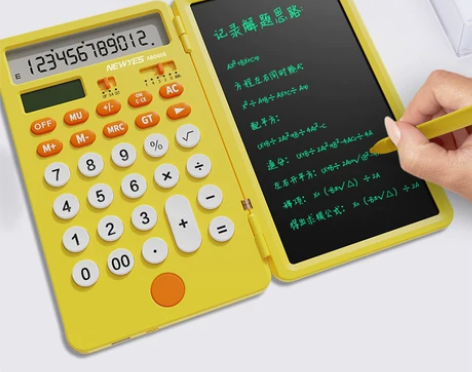 充电计算器会计专用便携迷你写字板计算机器手...