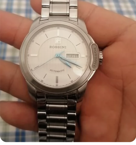 罗西尼514633  男款镂空机械表 直径...