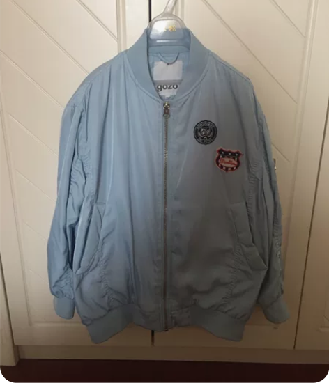 紫色春秋冬棒球外套 感兴趣的话点“我想要”...