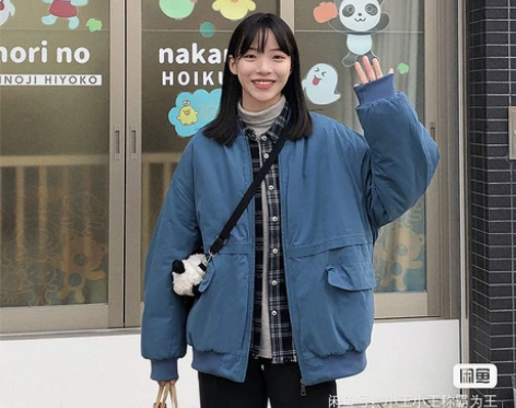 奶兔星球-自制 充满少年感的棒球外套日系复...