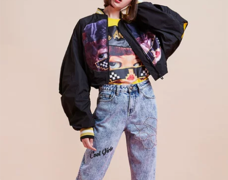 【狂欢价】LALABOBO春新款宽松短款棒...