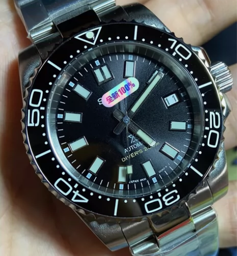 精工腕表配件精力士元祖表盘精工机械表改装4...