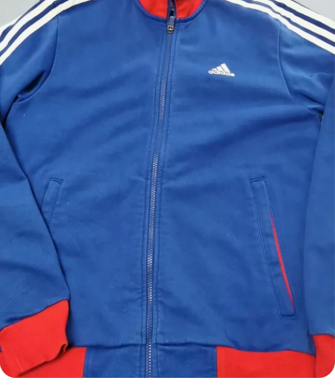 男士阿迪达斯毛圈拉链卫衣，175码 感兴趣...