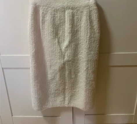 MG小象中长款时尚包臀裙女冬季新款开叉裙子...