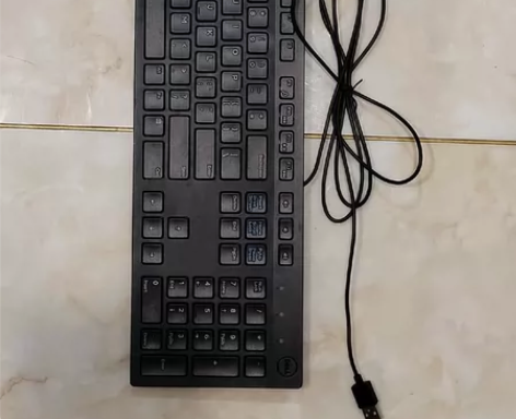 戴尔键盘:KB216，黑色，USB有线，即...