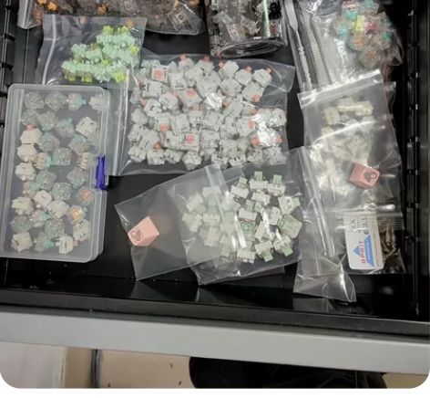 客制化键盘轴 机械键盘轴 退坑出各种轴，包...