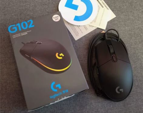 罗技G102二代游戏鼠标有线电竞鼠标RGB...