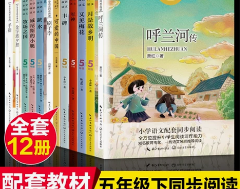 五年级下册必读课外书全12册小学语文阅读理...