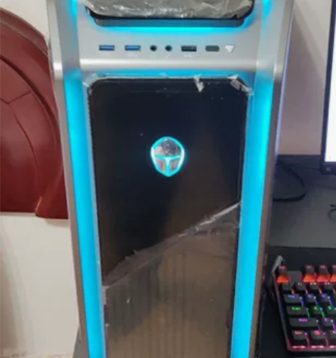 雷神黑武士4水冷游戏台式电脑电竞主机(12...