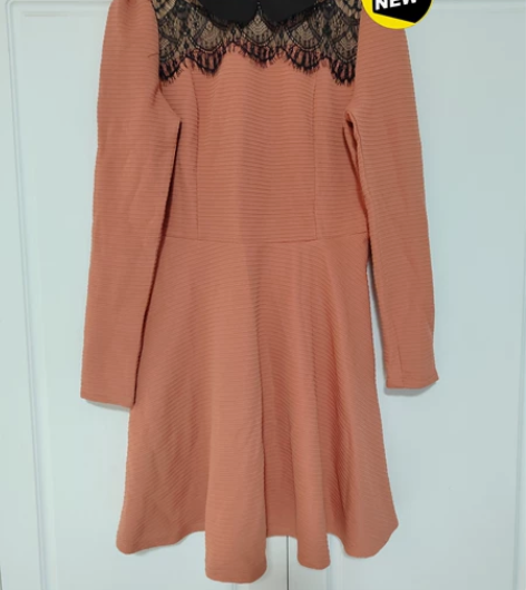 拉夏贝尔春秋长袖连衣裙，全新无吊牌标被剪了...